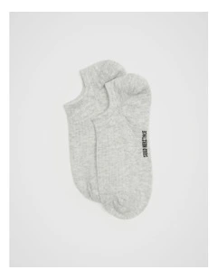 Core Sneaker Sock in Light Grey Marle