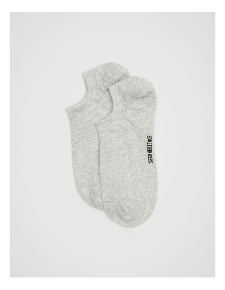 Core Sneaker Sock in Light Grey Marle image 1