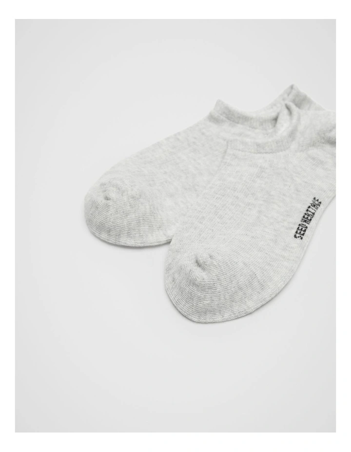Core Sneaker Sock in Light Grey Marle image 2
