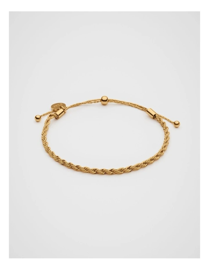 Fine Rope Bracelet in Gold image 1