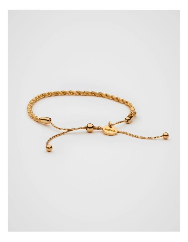 Fine Rope Bracelet in Gold image 3