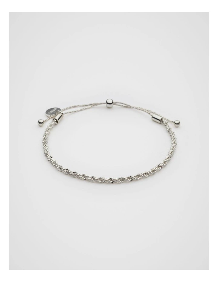 Fine Rope Bracelet in Silver image 1