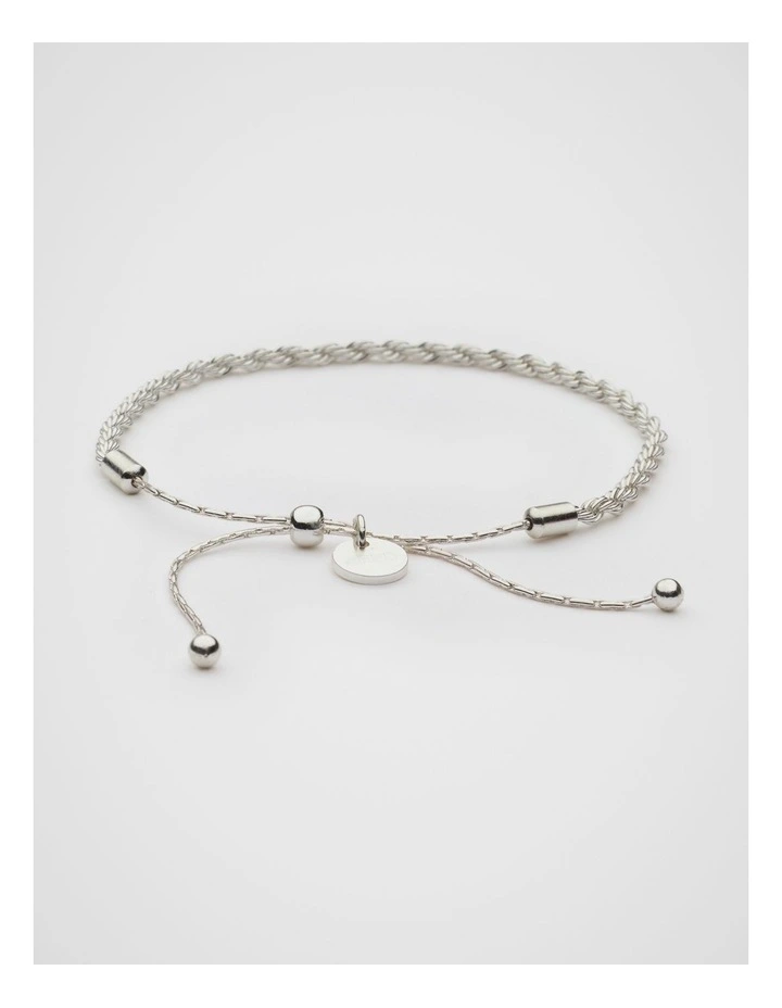 Fine Rope Bracelet in Silver image 3