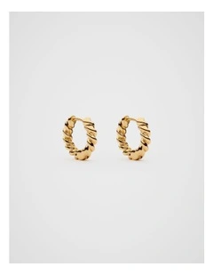 Fine Rope Earring in Gold
