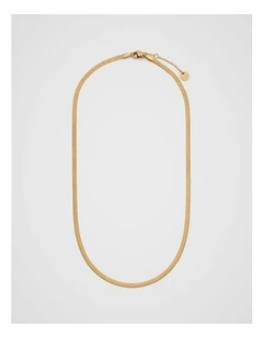 Waterproof Snake Chain Necklace in Gold
