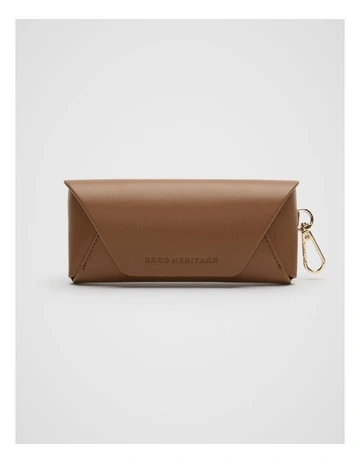 Sunglasses Case in Deep Tan