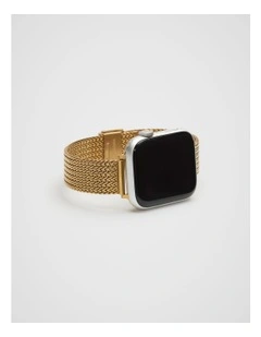 Smart Watch Band Mesh in Gold