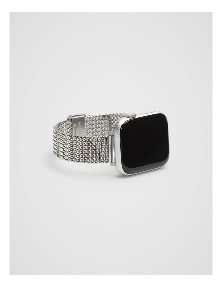 Smart Watch Band Mesh in Silver image 1
