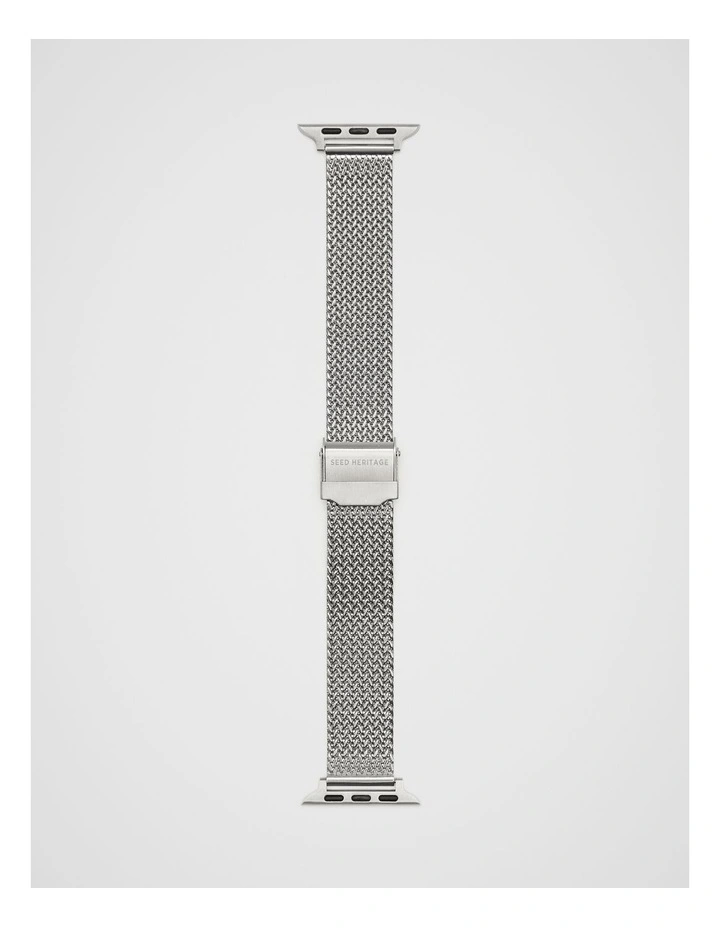 Smart Watch Band Mesh in Silver image 2