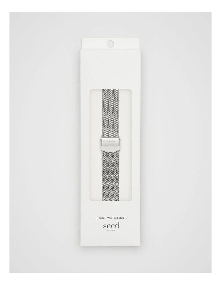 Smart Watch Band Mesh in Silver image 3