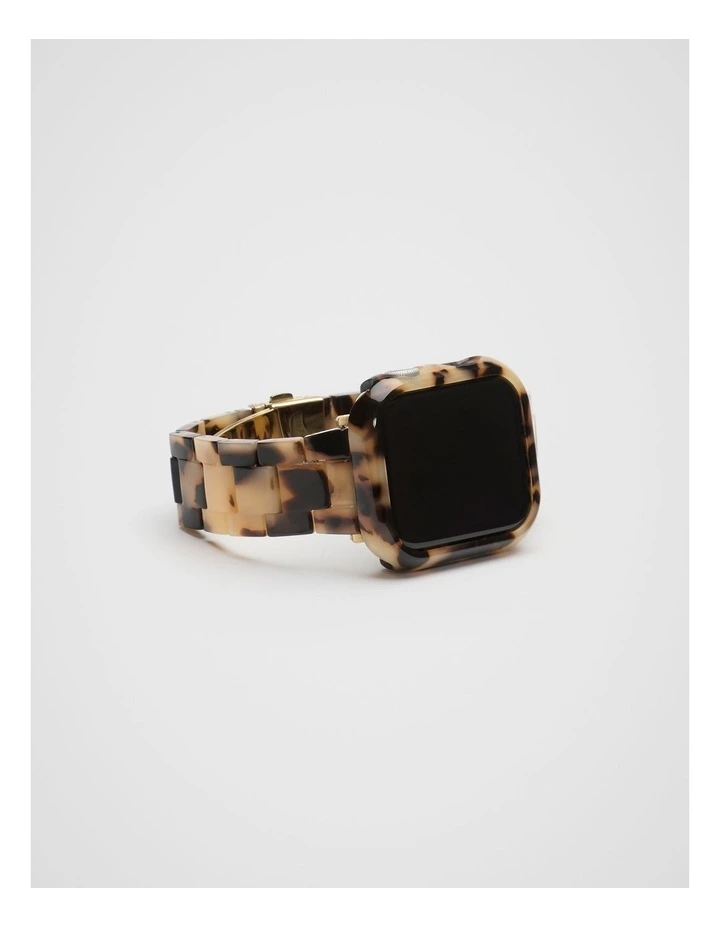 Resin Smart Watch Frame in Milk Tort image 2
