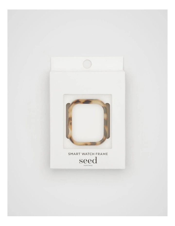 Resin Smart Watch Frame in Milk Tort image 3