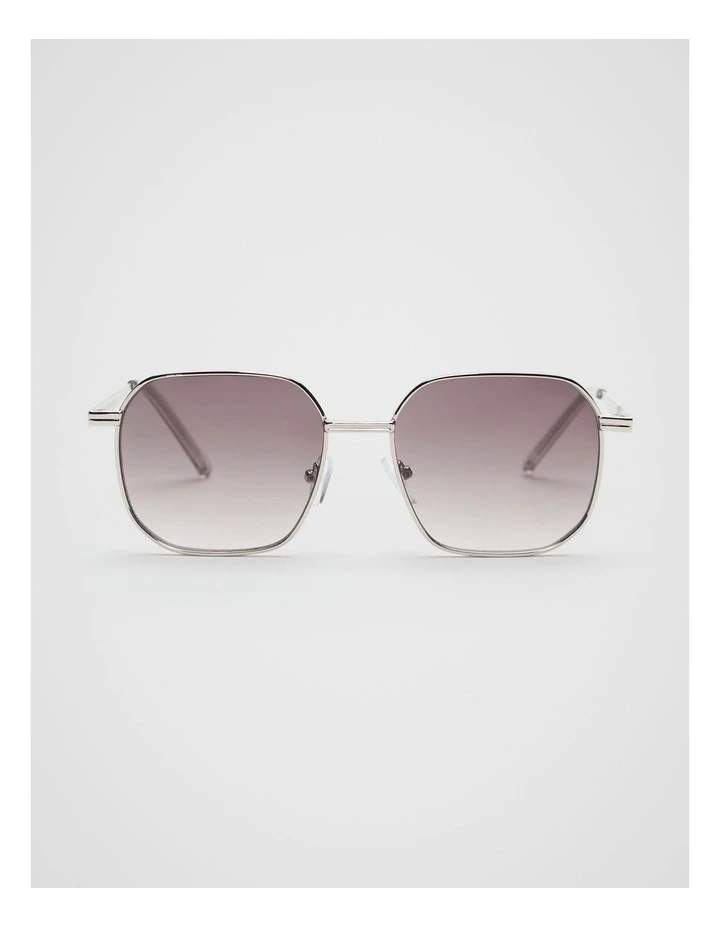Bridget Metal Sunglasses in Silver image 1