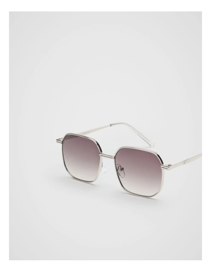 Bridget Metal Sunglasses in Silver image 3