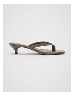 Della Dress Sandal in Olive Leaf