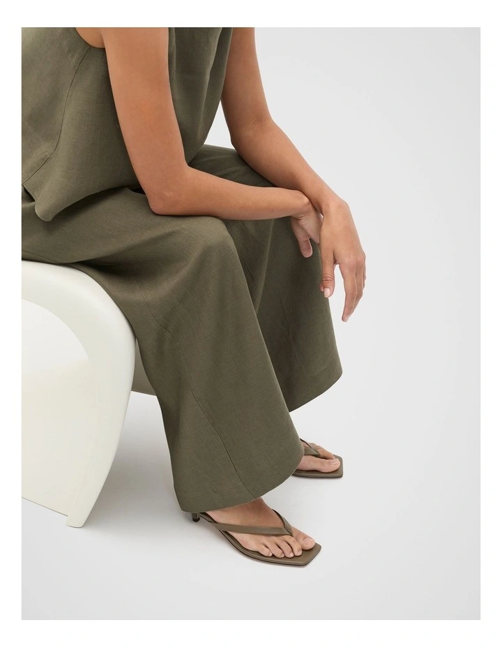 Della Dress Sandal in Olive Leaf image 2