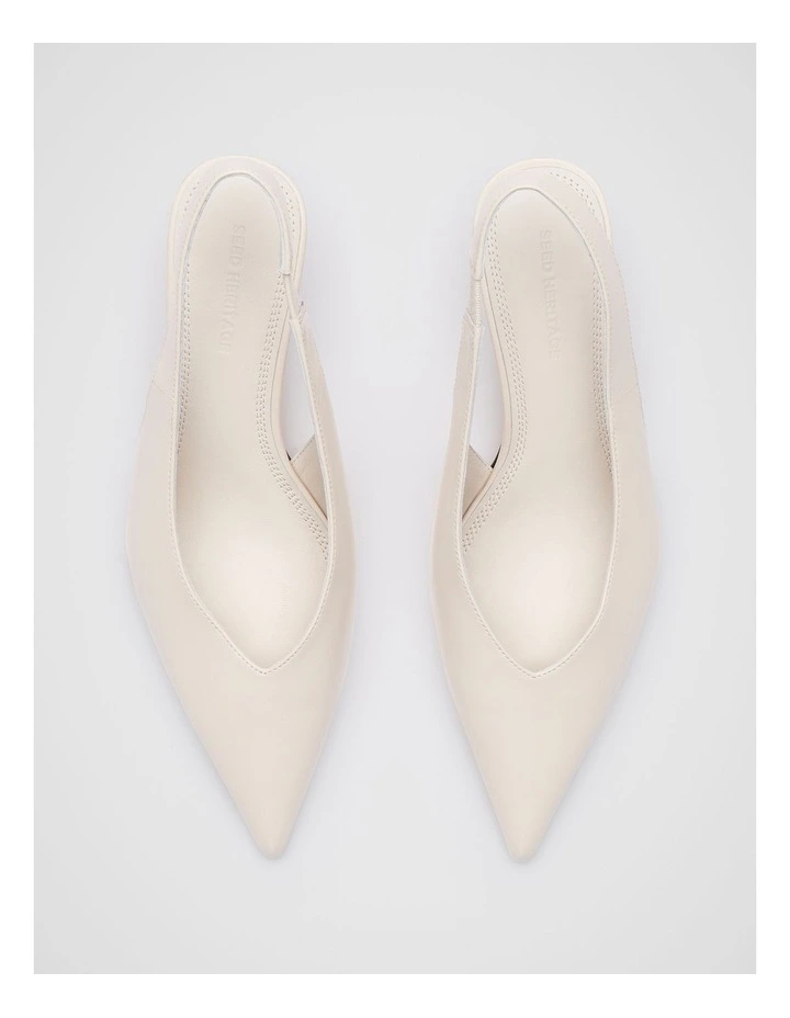 Alani Slingback Heel in Tofu image 4