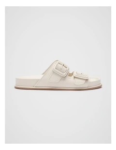 Dulci Covered Buckle Slide in Tofu