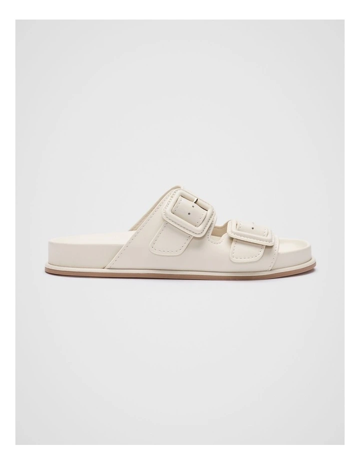 Dulci Covered Buckle Slide in Tofu image 1