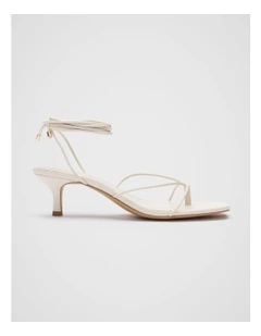 Stevie Lace Up Heel in Tofu