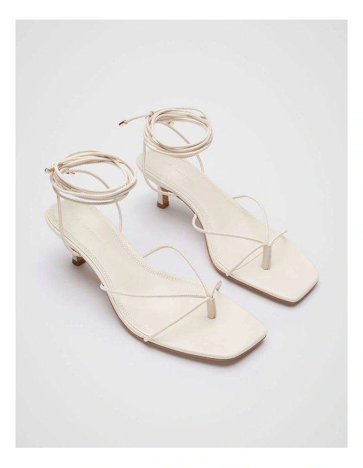 Stevie Lace Up Heel in Tofu image 4