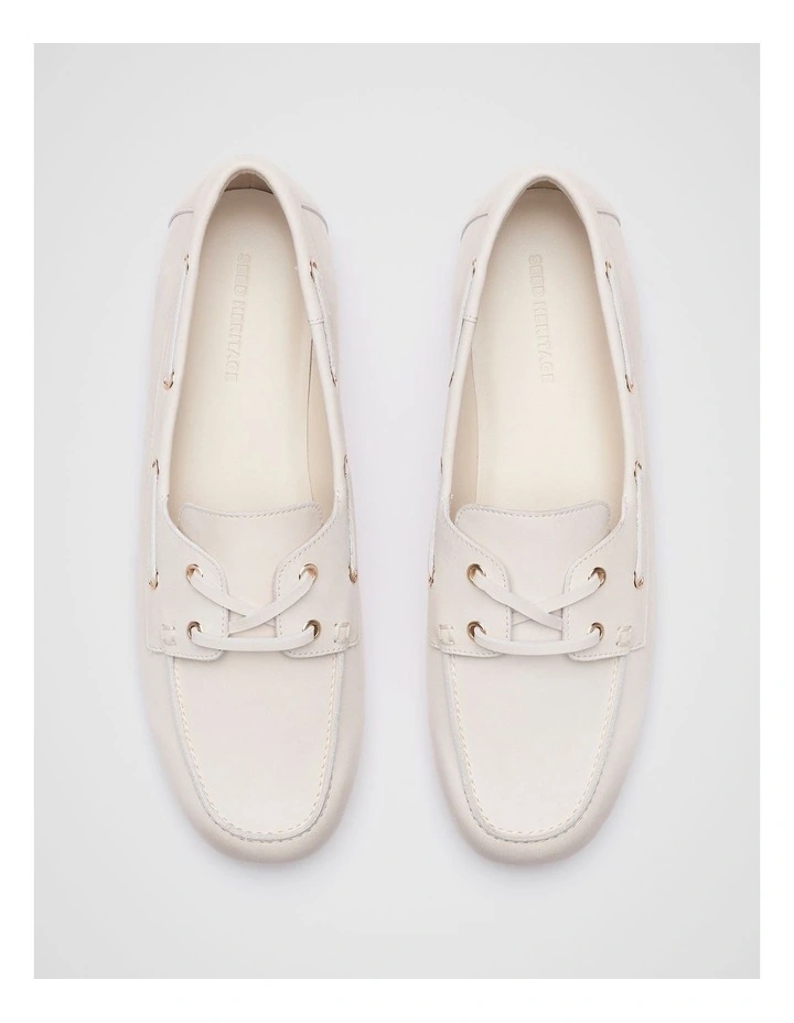 Rosa Boat Shoes in Tofu image 4