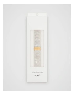 Resin Smart Watch Band in Ivory