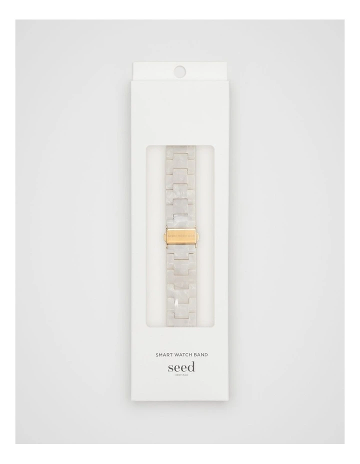 Resin Smart Watch Band in Ivory image 1