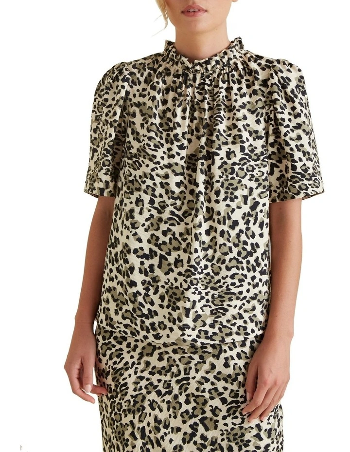 Animal Print Blouse image 1