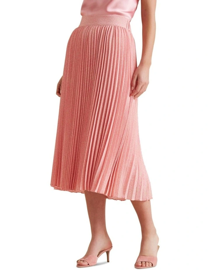 Midi Length Pleat Skirt image 1