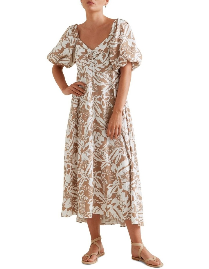 seed heritage palm print midi dress myer