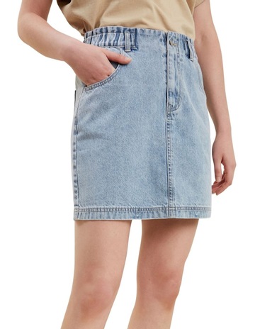 Denim skirt myer clearance