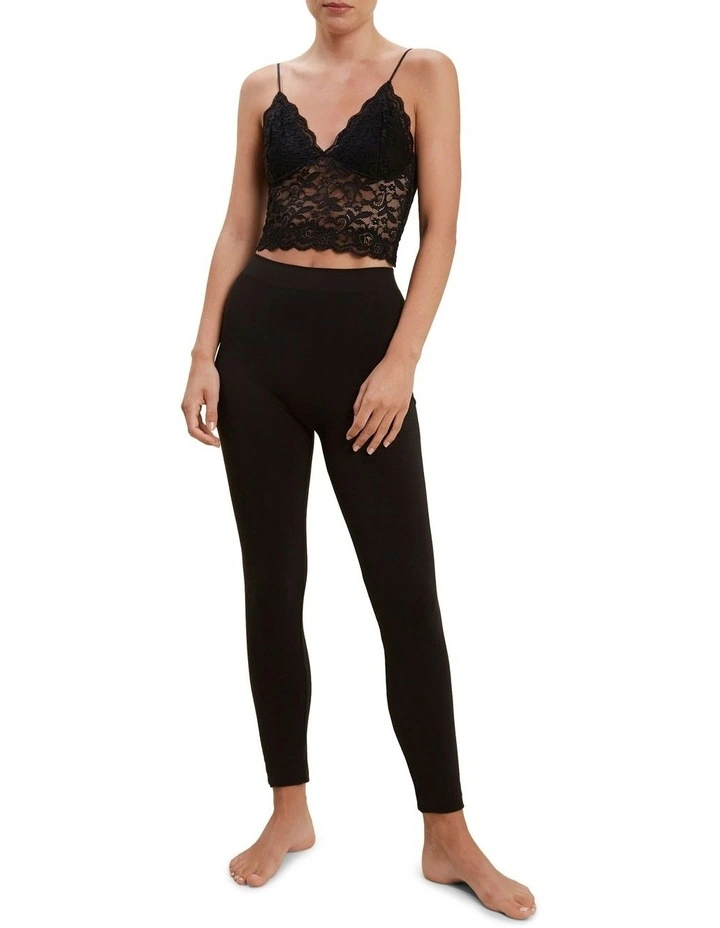 Fine Lace Bralette Black image 2