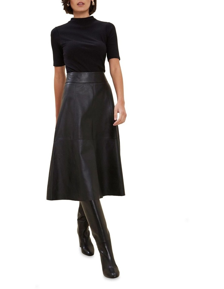 Seed leather skirt Clearance