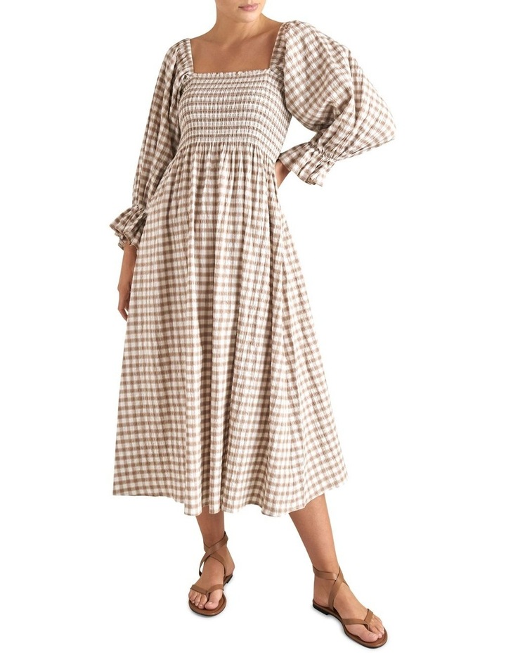 Myer gingham dress clearance