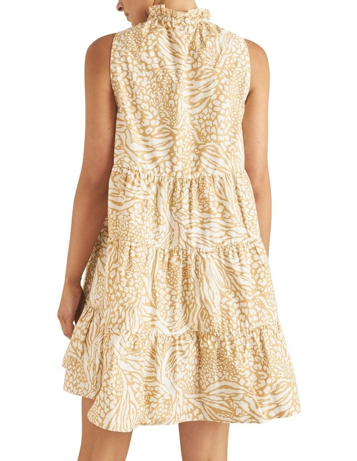 Seed spliced animal trapeze dress clearance