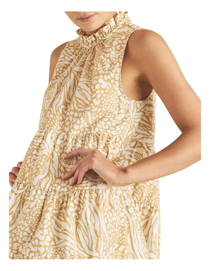 Seed spliced animal trapeze dress clearance