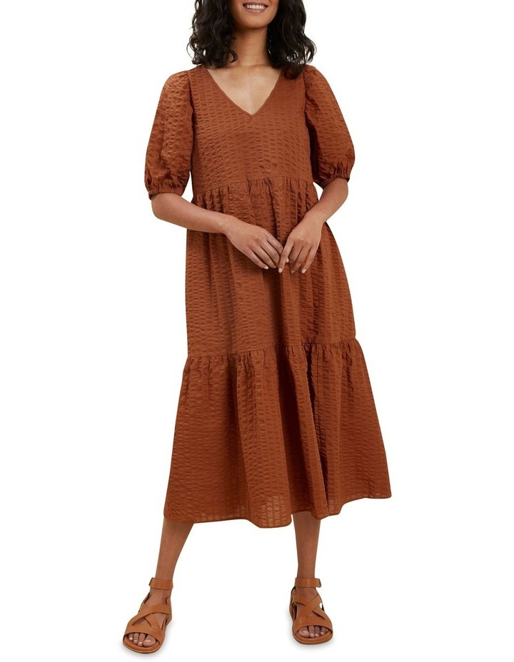 Textured Tiered Dress