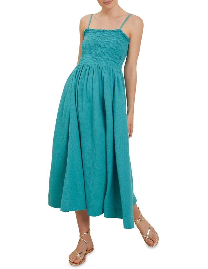 Cheesecloth Midi Dress