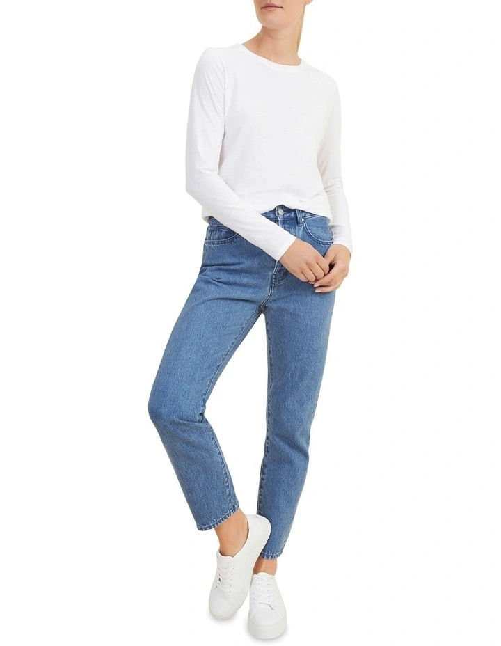 Core Long Sleeve Top Whisper White image 3