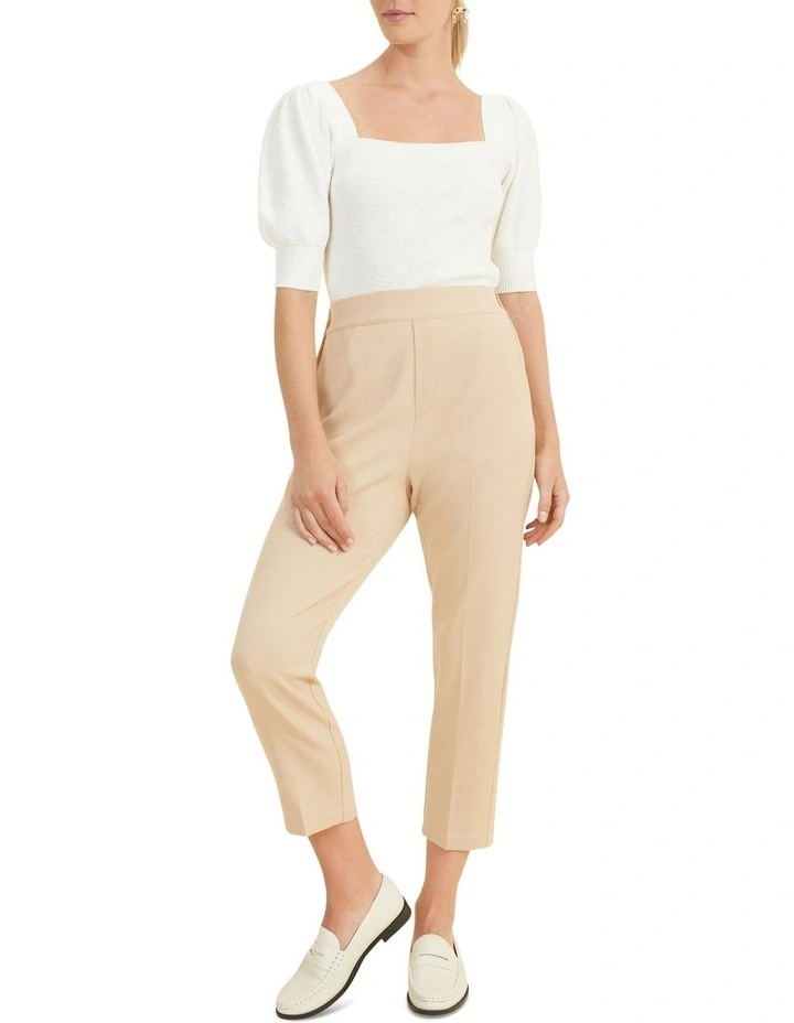 Boucle Puff Sleeve Top image 4