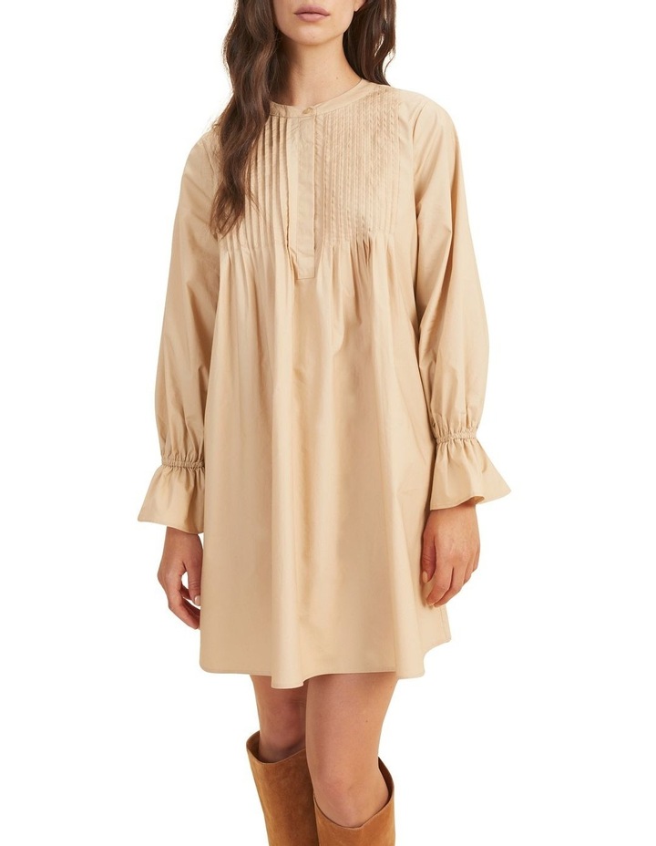 Poplin Pintuck Mini Dress Champ
