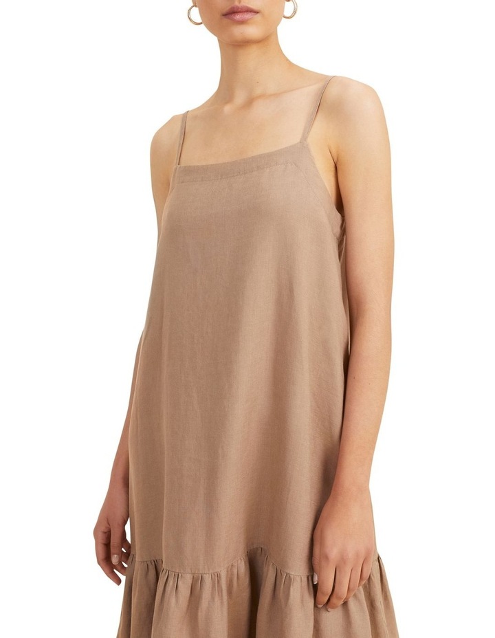 Core Linen Full Hem Midi Dress