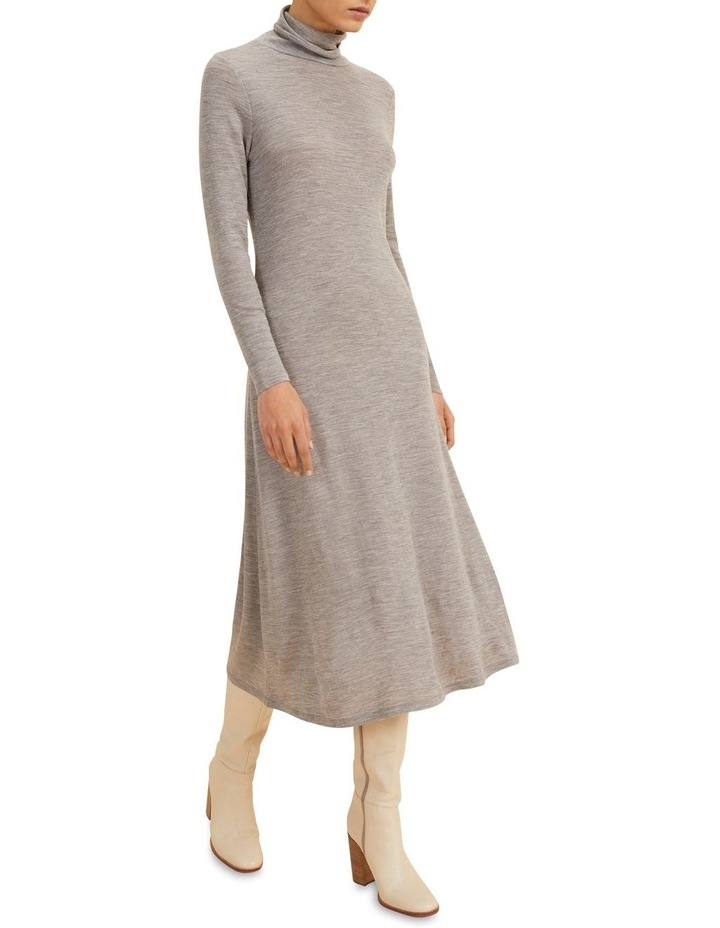 Babywool Roll Neck Midi Dress