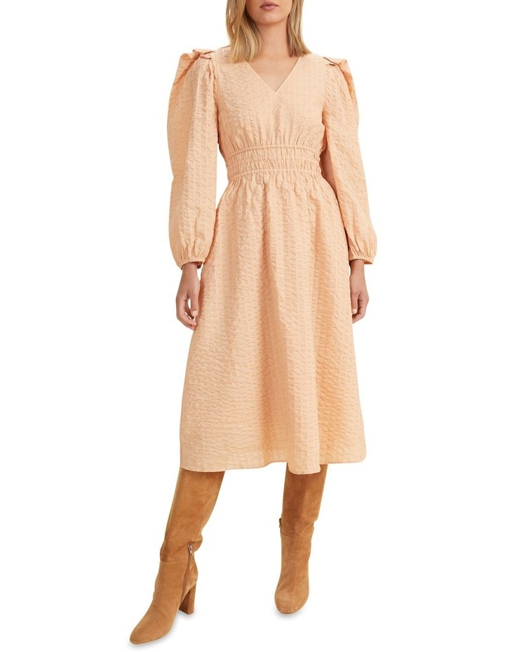 Textured Midi Dress