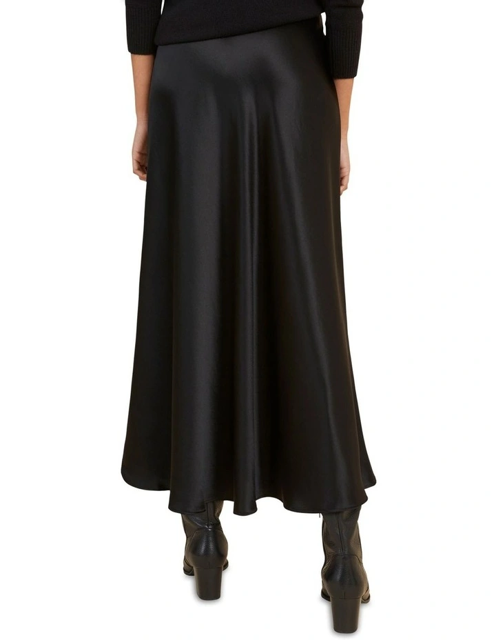 Satin Maxi Skirt image 3