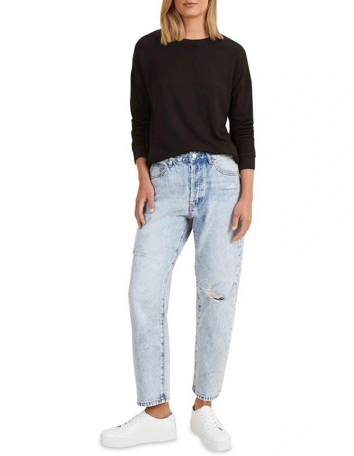 Mini Waffle Long Sleeve Top image 2