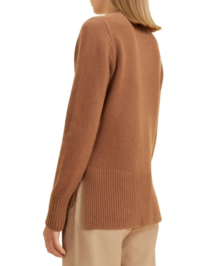 Merino Wool Crew Neck Sweater image 4
