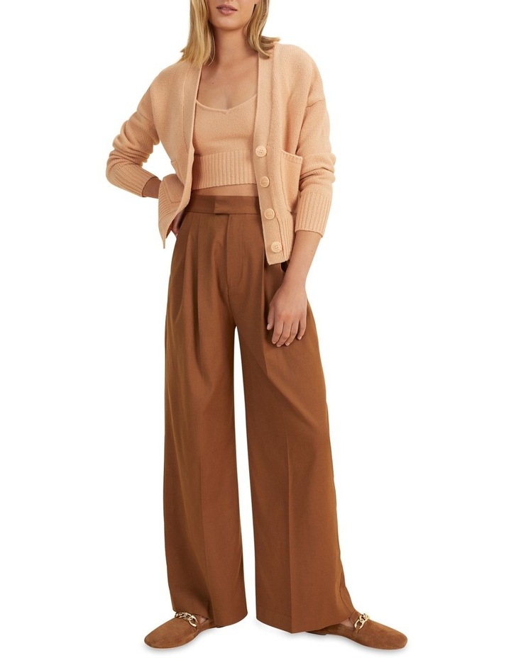Twill Wide Leg Pant
