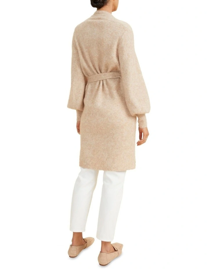 Mohair Rib Long Cardigan image 3